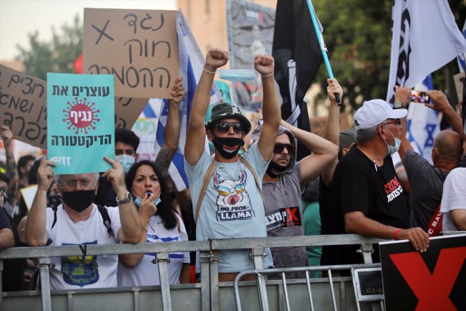 İsrail'de Netanyahu karşıtı gösteriler devam ediyor