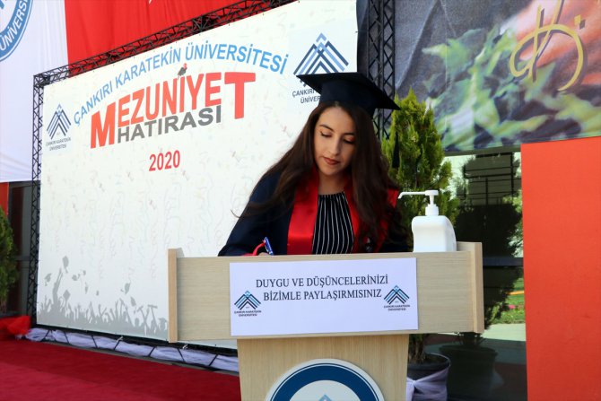 ÇAKÜ öğrencileri için Kovid-19 tedbirleri altında randevulu mezuniyet töreni