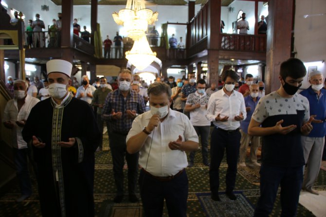 Kuzey Makedonya’da Ayasofya-i Kebir Cami-i Şerifi için şükür secdesi yapıldı