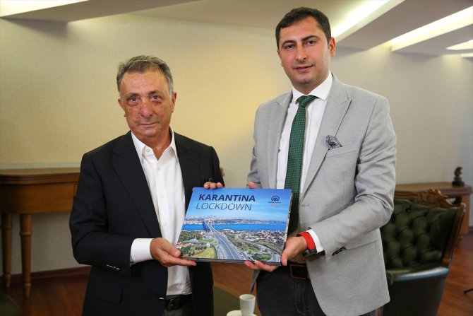 Beşiktaş Kulübü Başkanı Ahmet Nur Çebi, AA Spor Masası'na konuk oldu (2)