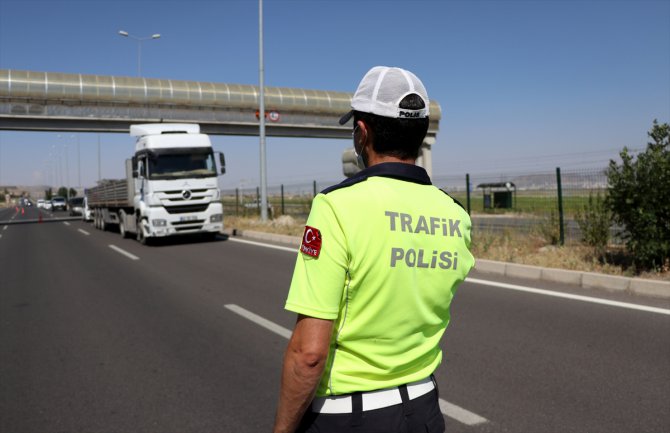Kayseri'de drone destekli trafik denetimi yapıldı