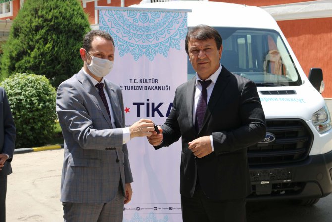 TİKA'dan Tacikistan Sağlık Bakanlığına cenaze nakil aracı desteği