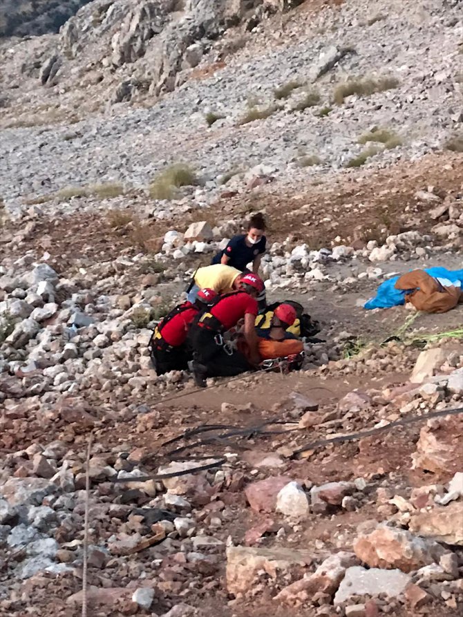 Fethiye'de yamaç paraşütü kazası: 1 yaralı