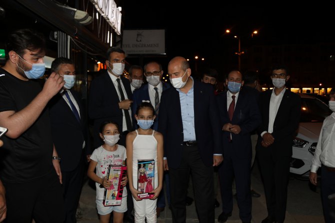 İçişleri Bakanı Soylu, Çubuk ilçesini ziyaret etti