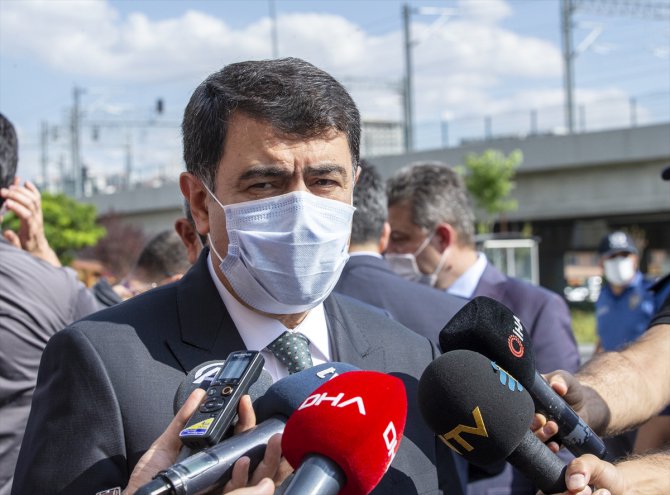 Ankara Valisi Şahin iş yerlerinde alınan Kovid-19 önlemlerini denetledi: