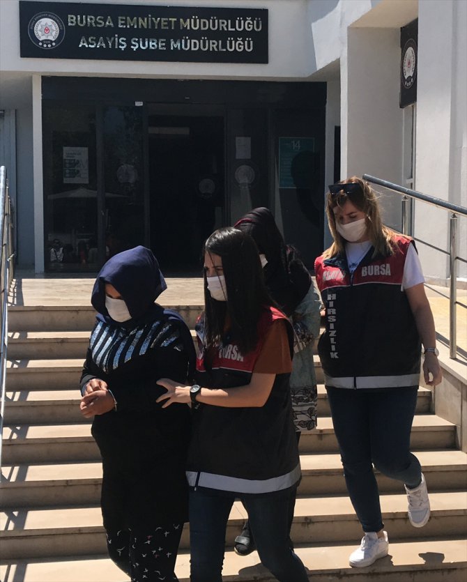 Bursa'da hırsızlık operasyonunda 3 kadın gözaltına alındı