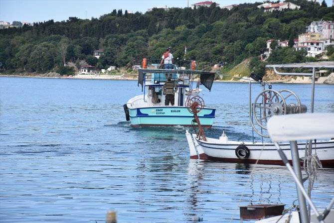 Karadeniz'de sezonun ilk palamutları avlandı
