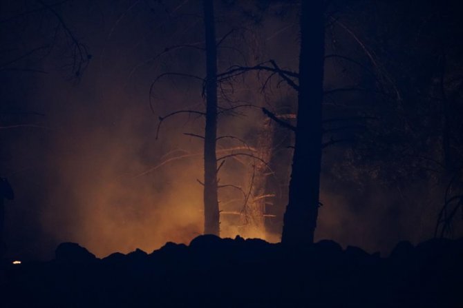 GÜNCELLEME - Kazdağlarında orman yangını