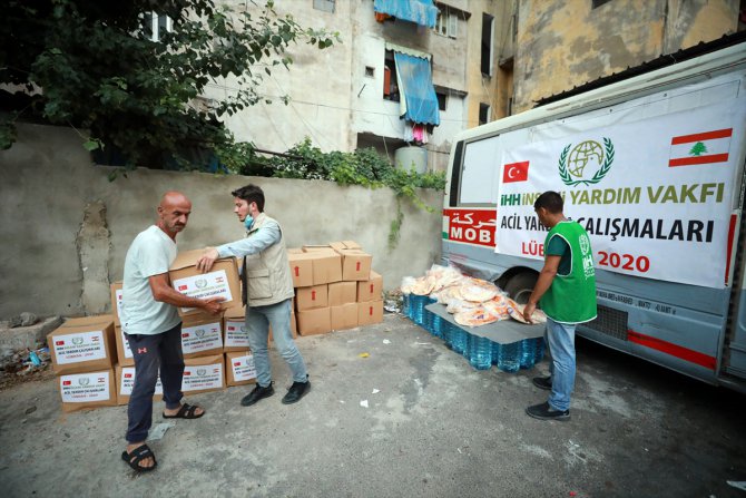 İHH'dan 16 bin Lübnanlı'ya acil yardım