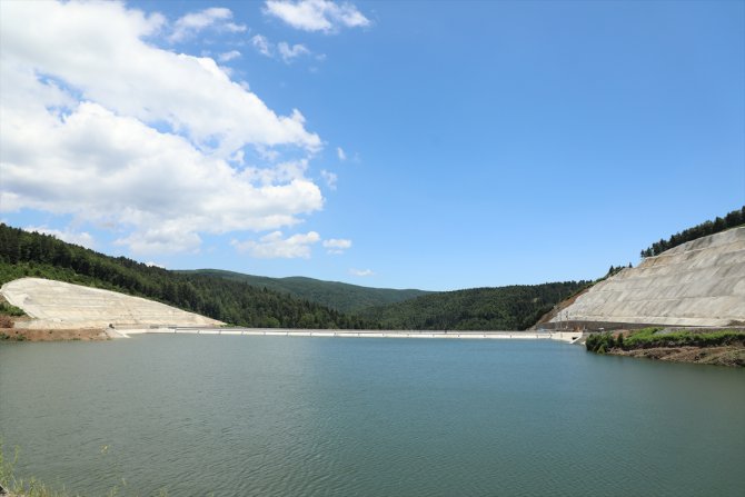 Akçay Barajı'nda su seviyesi maksimum düzeye ulaştı