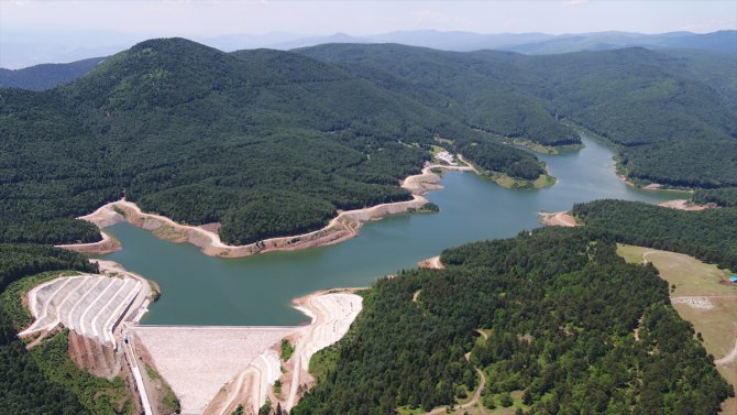 Akçay Barajı'nda su seviyesi maksimum düzeye ulaştı
