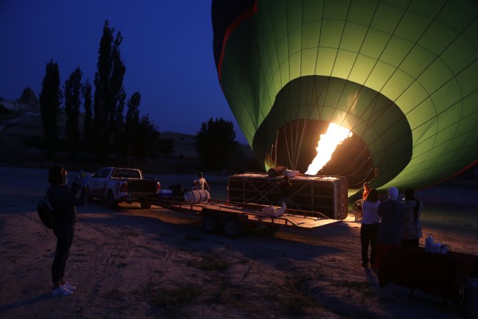 Kapadokya'nın 5 aylık balon hasreti sona erdi