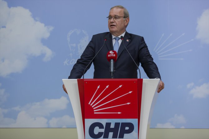 CHP Sözcüsü Faik Öztrak, MYK toplantısına ilişkin açıklama yaptı: