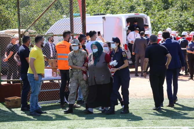 Giresun'daki selde şehit olan Uzman Jandarma Çavuş Erdem Çıtır son yolculuğuna uğurlandı