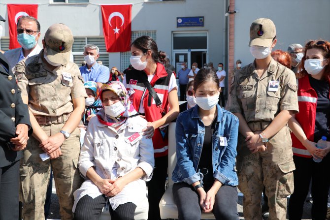 Giresun'daki selde şehit olan Uzman Jandarma Erdem Çıtır için tören düzenlendi