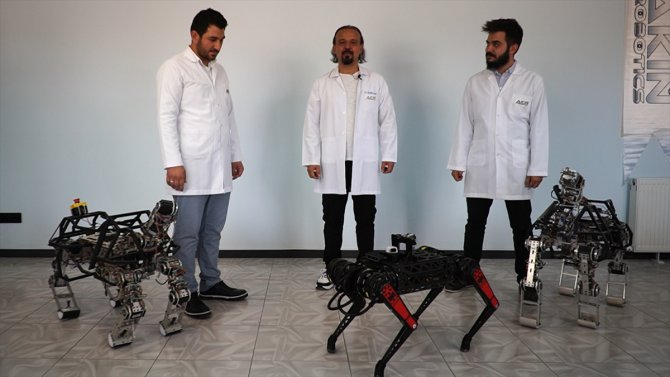 Dört ayaklı robot "Arat" geliştirilmeye devam ediyor