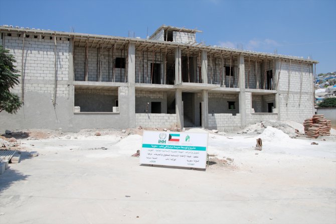 İHH, İdlib'de yeni okul yapıyor