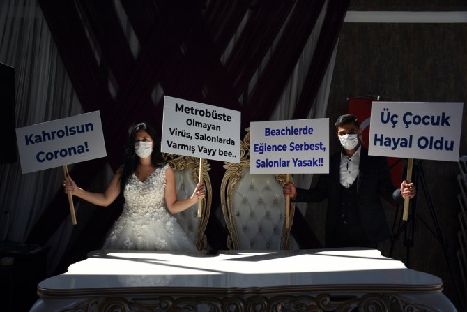 İstanbul'da işletmeciler, düğün salonlarının açılmasını istiyor
