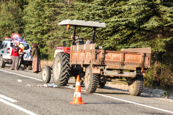 Kütahya'da traktörden düşen kişi öldü