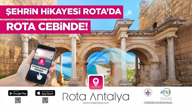 Antalya'nın tarihi ve ören yerlerini tanıtan mobil uygulama hayata geçirildi