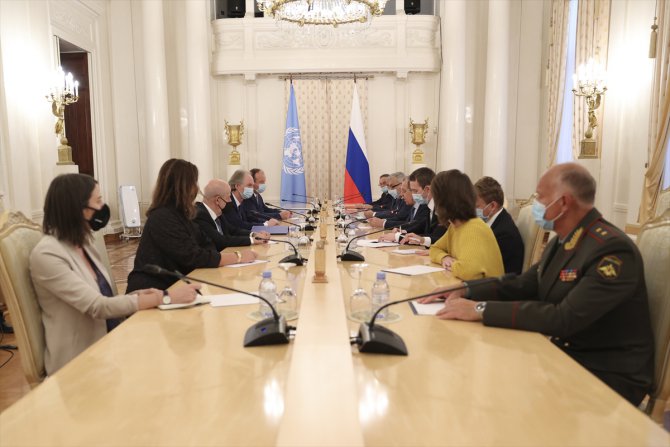 Rusya Dışişleri Bakanı Lavrov, BM Suriye Özel Temsilcisi Pedersen ile Moskova'da görüştü