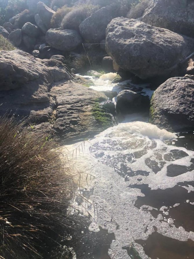Bodrum'da atık suyun doğaya boşaltıldığı iddiası