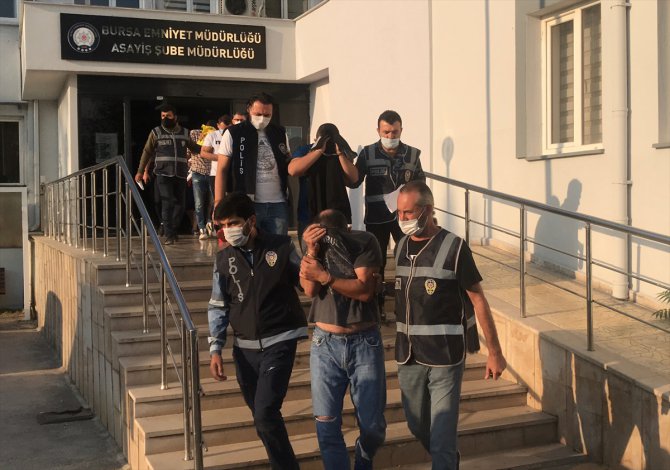 Bursa merkezli fuhuş operasyonunda 15 şüpheli gözaltına alındı