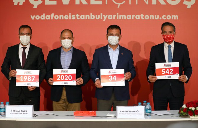 Vodafone İstanbul Yarı Maratonu'nun tanıtımı yapıldı