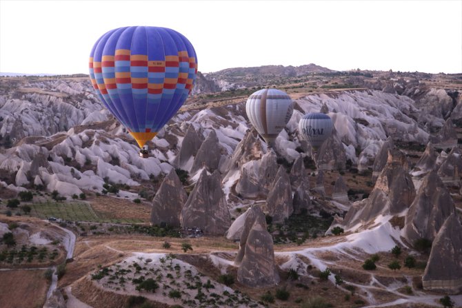 Kapadokya'yı "yeni normal"de 255 bin turist gezdi