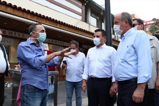 Eski CHP Milletvekili Muharrem İnce Diyarbakır'ı ziyaret etti