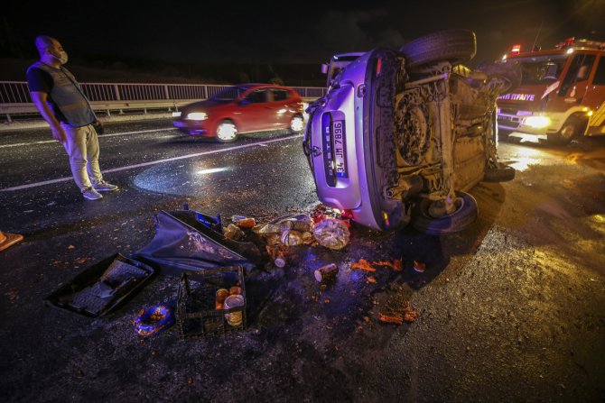 Eyüpsultan'da trafik kazası: 3 yaralı