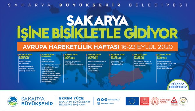 Sakarya'da "Avrupa Hareketlilik Haftası" etkinliklerle kutlanacak