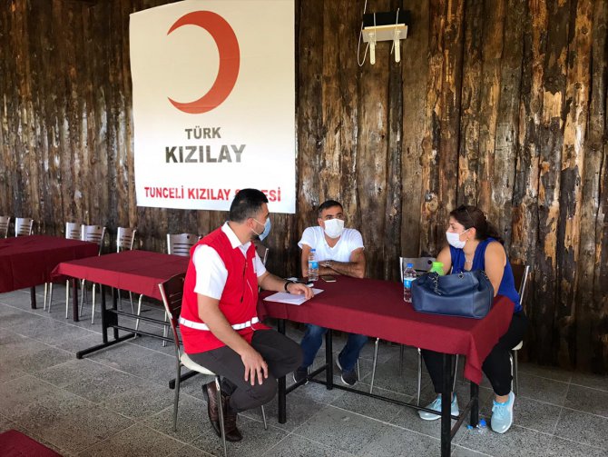 Türk Kızılay Tunceli'de 5 ayda 14 bin 300 kişiye yardım ulaştırdı