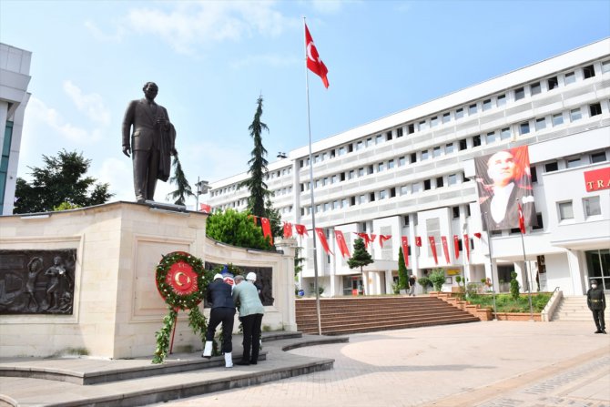 Atatürk'ün Trabzon'a gelişinin 96. yıl dönümü kutlandı
