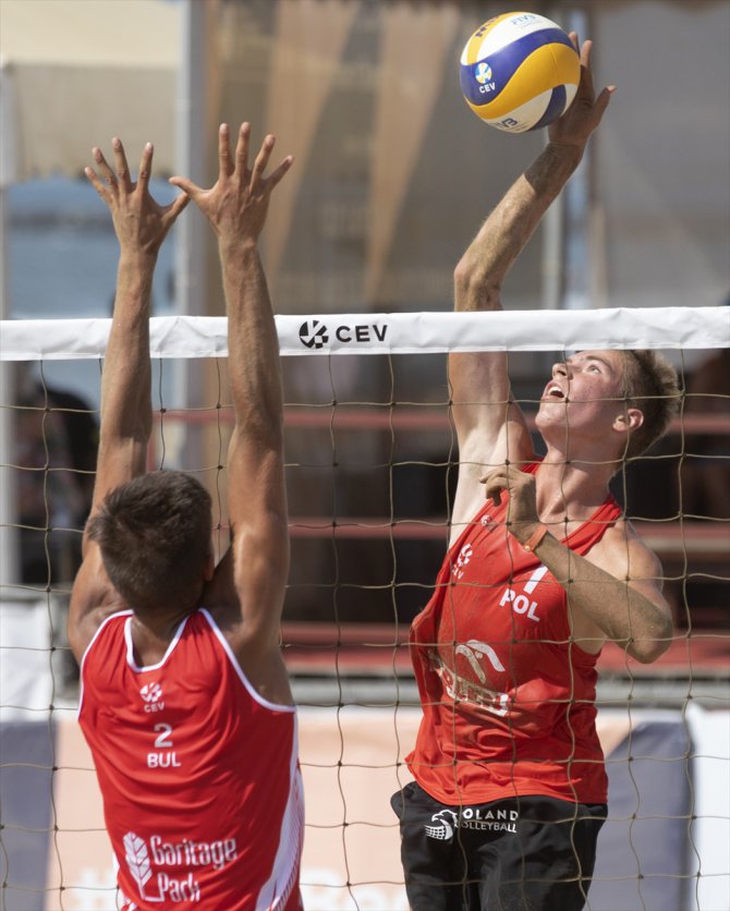 2020 CEV 18 Yaş Altı Plaj Voleybolu Avrupa Şampiyonası'nda ilk gün sona erdi