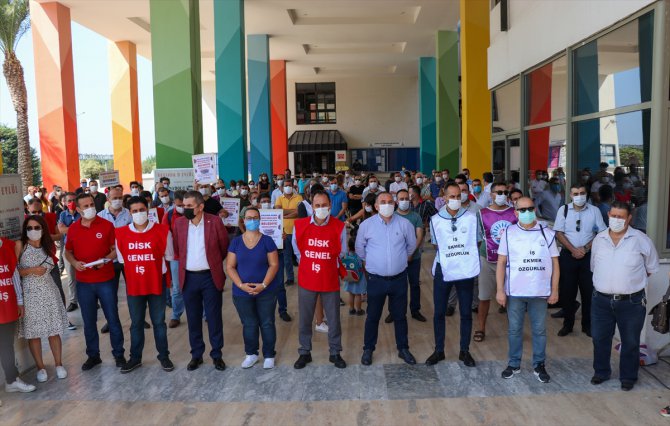 İzmir Büyükşehir Belediyesi işçilerinden "dönüşümlü çalışma" talebi