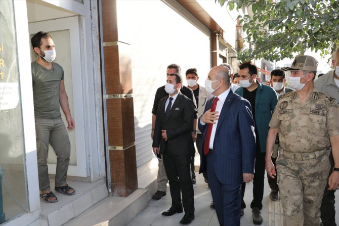 Mardin Valisi Mahmut Demirtaş, Kovid-19 denetimlerine katıldı