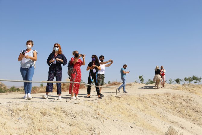 Uluslararası Turizm Filmleri Festivali'ne katılan konuklar Kapadokya'yı gezdi