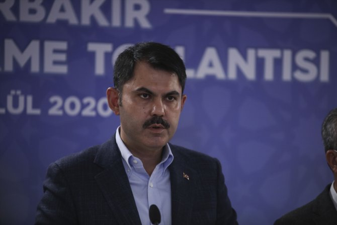 Çevre ve Şehircilik Bakanı Murat Kurum, Diyarbakır'da "İl Değerlendirme Toplantısı"nda konuştu: