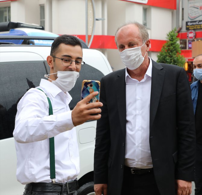 Eski CHP Milletvekili Muharrem İnce, Rize'yi ziyaret etti