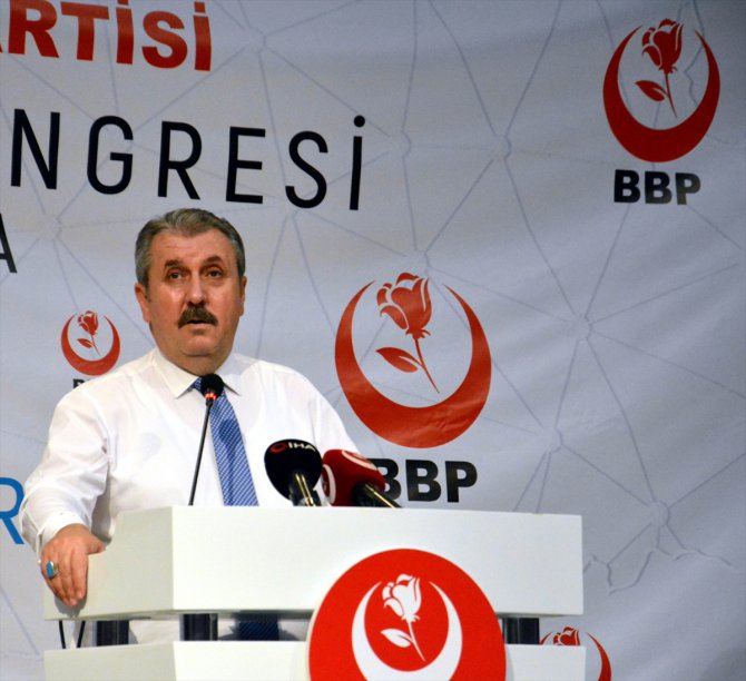 BBP Genel Başkanı Destici, partisinin Ankara il kongresinde konuştu: