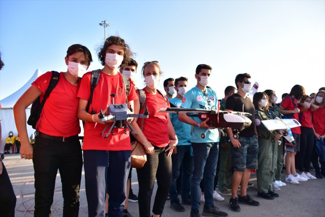 Gaziantep'te TEKNOFEST kapsamında düzenlenen İHA yarışları tamamlandı