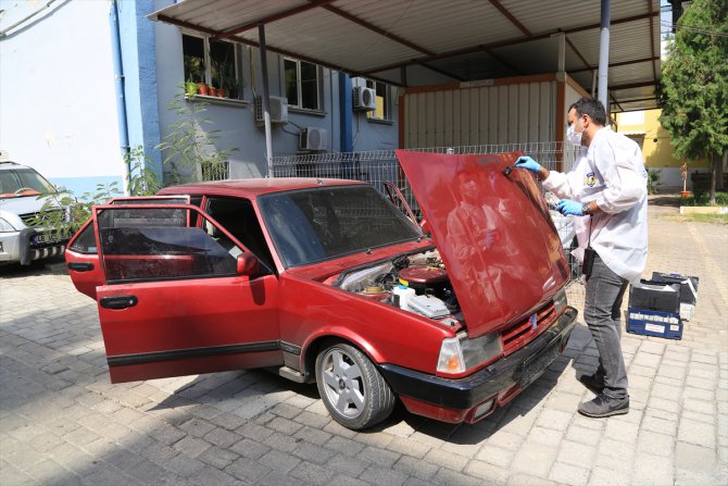 Muğla'da trafik kontrolü için durdurulan otomobilin çalıntı olduğu belirlendi