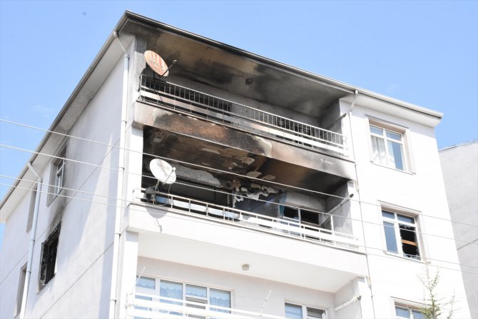 Kırşehir'de evde çıkan yangında bir çocuk öldü