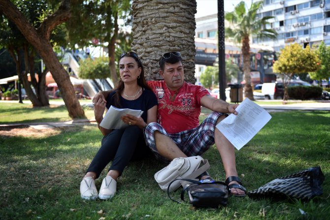 Mersin'de evlilik hazırlığındaki çiftin parkta uyurken para ve telefonlarının çalındığı iddiası