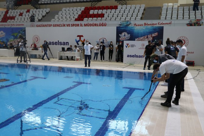 Gaziantep'te TEKNOFEST kapsamında İnsansız Su Altı Sistemleri Yarışması başladı