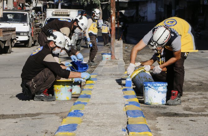 Beyaz Baretliler İdlib’de savaş kalıntılarını temizliyor