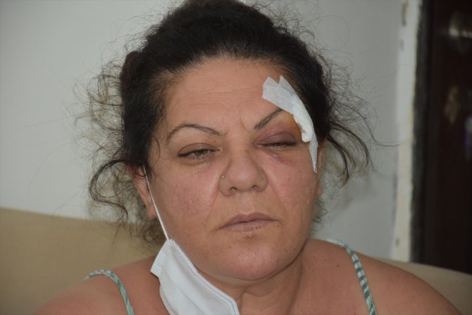 Muğla'da kadının darbedilmesi güvenlik kamerasına yansıdı