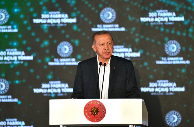 Cumhurbaşkanı Erdoğan, Gaziantep 300 Fabrika Toplu Açılış Töreni'nde konuştu: (1)