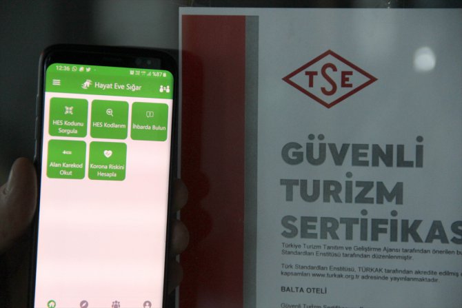 "HES kodu uygulaması" Edirne'deki otellerde titizlikle uygulanacak